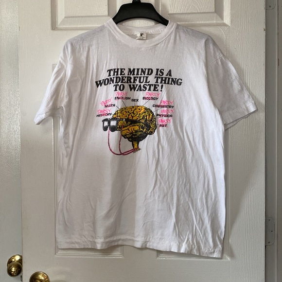 Vintage Other - VTG 80’s The Mind is a Wonderful Thing to Waste Party Single Stitch Tee Shirt